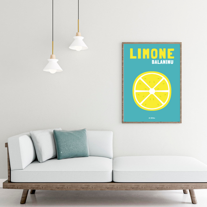 citron corse deco affiche