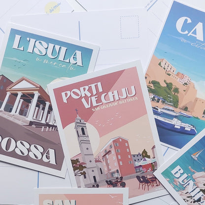Post Card corsica corse souvenir