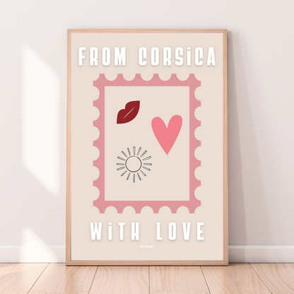 affiche corse anglaise