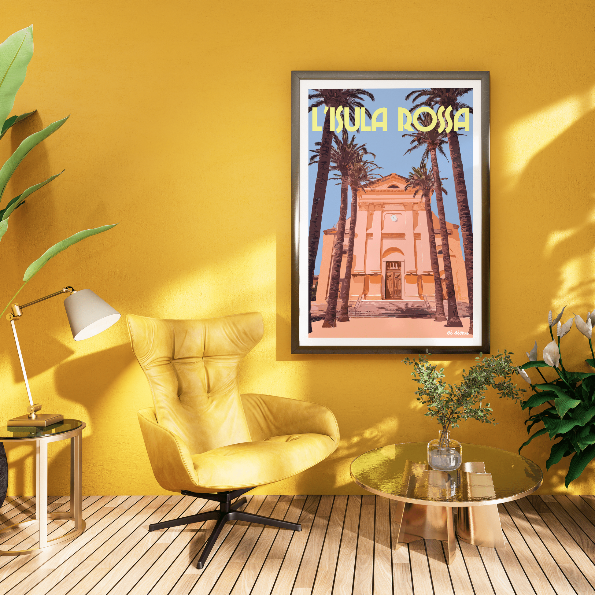 affiche ile rousse poster corse ci simu 