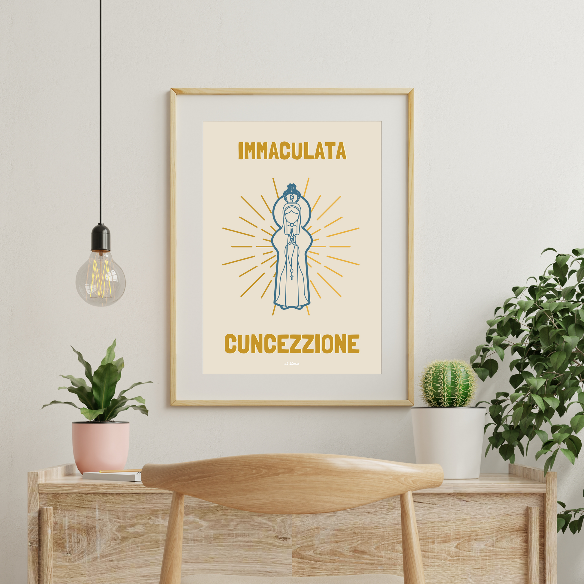 affiche de l'immaculée conception