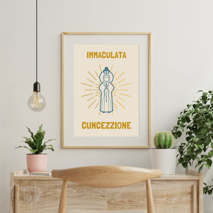 affiche de l'immaculée conception