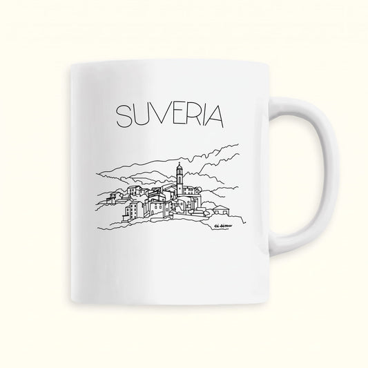 Tasse représentant le village de Soveria en Corse