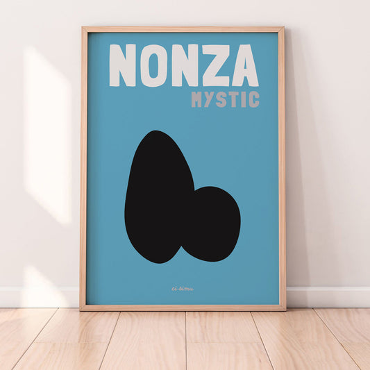 Affiche originale de Nonza en Corse