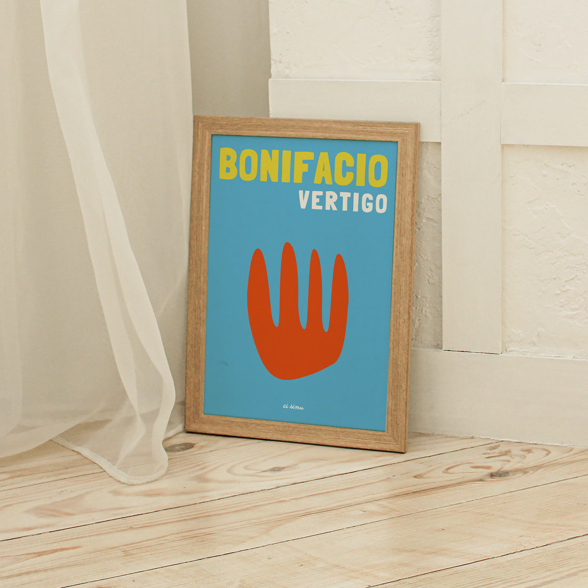 Affiche Corse Bonifacio 
