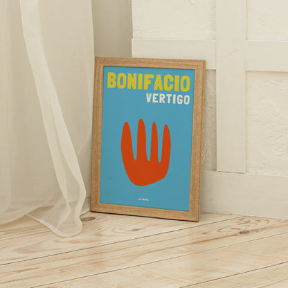 Affiche Corse Bonifacio 