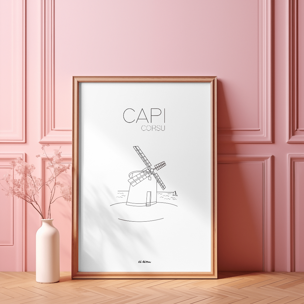 Poster du moulin mattein cap corse