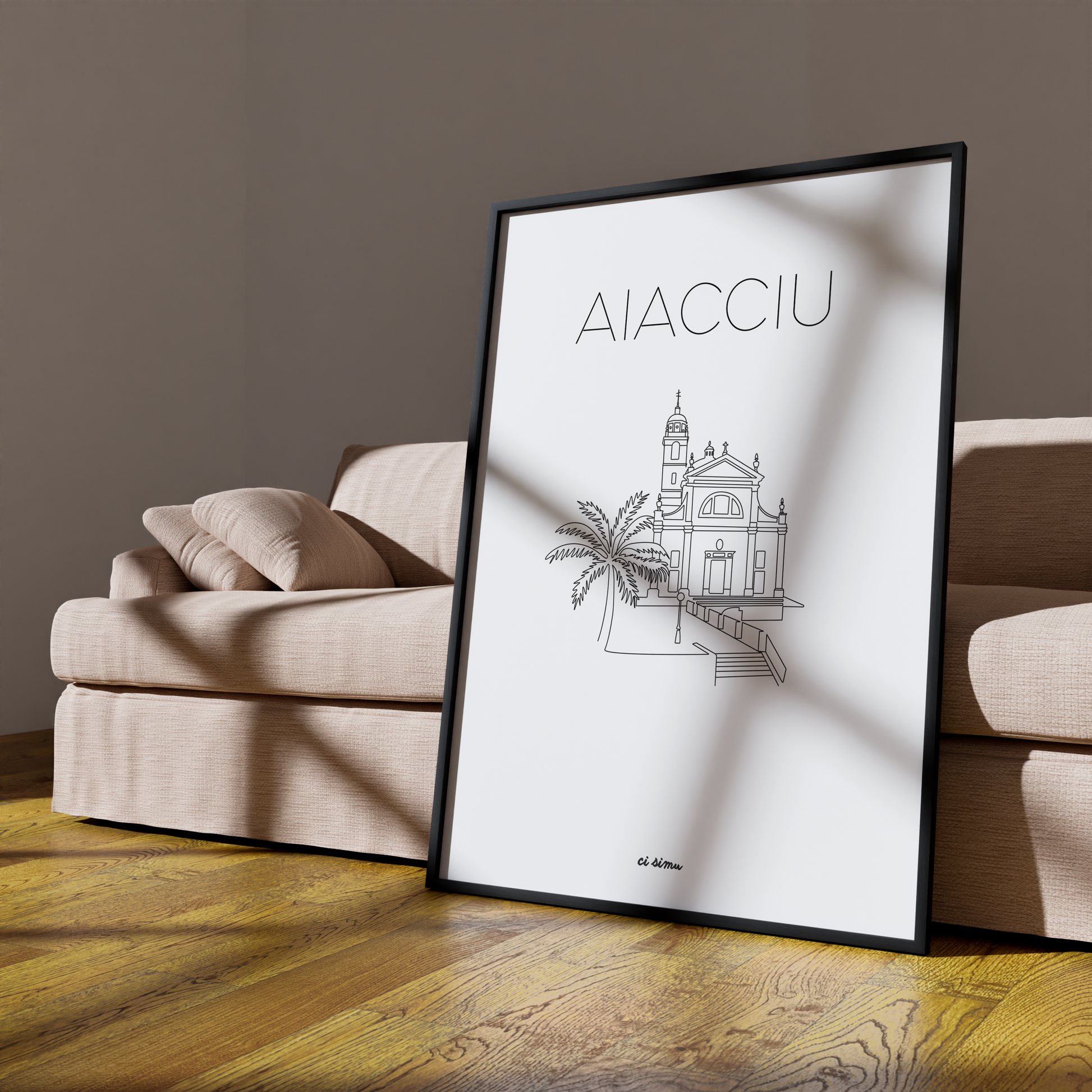 affiche d'ajaccio