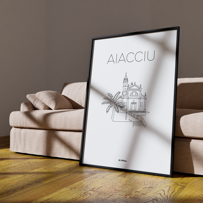 affiche d'ajaccio