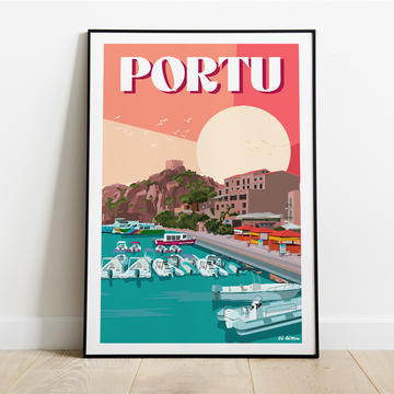 Affiche Porto et calanques de Piana
