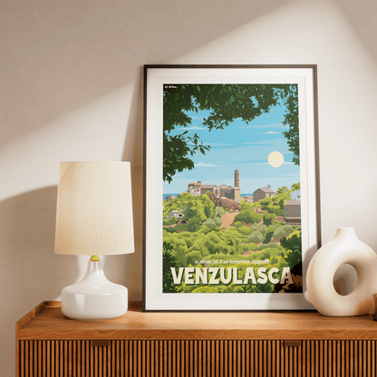 Poster style vintage de Venzolasca 