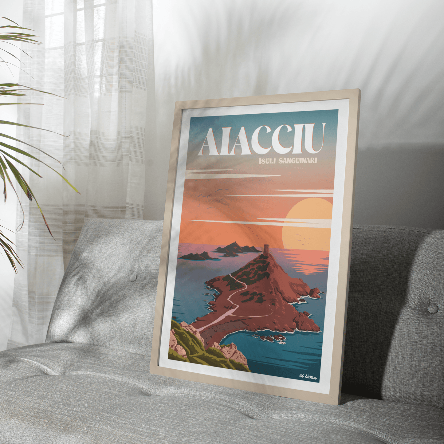 affiche corse Ajaccio