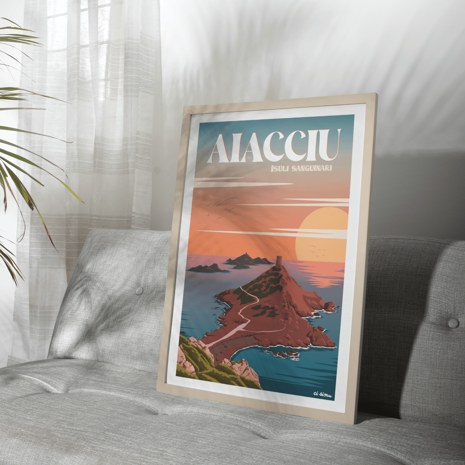 affiche corse Ajaccio