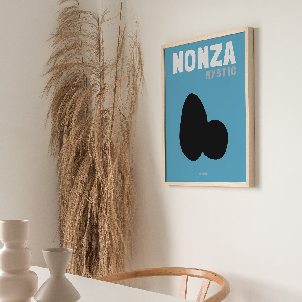 Affiche de Nonza en Corse 