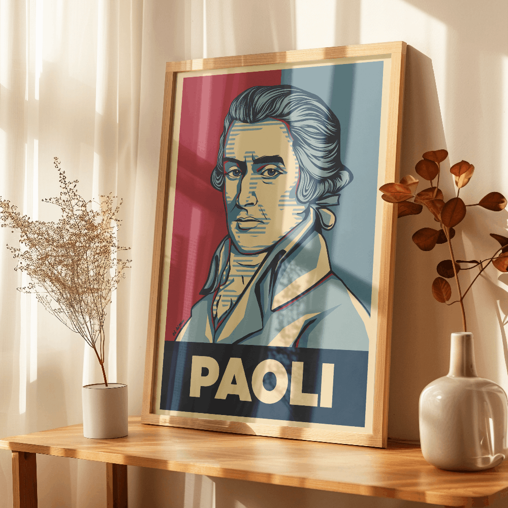 Affiche pop art de Pascal Paoli