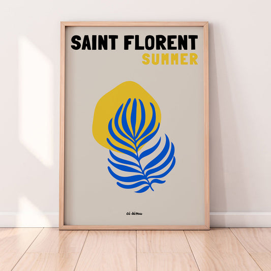 Affiche Corse de Saint Florent 