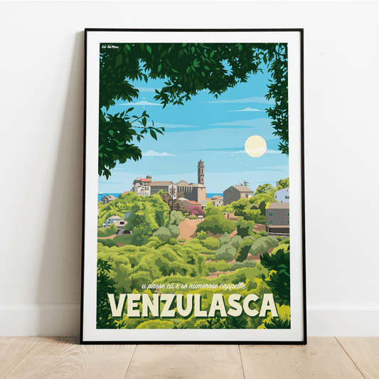 Affiche de Venzolasca village corse