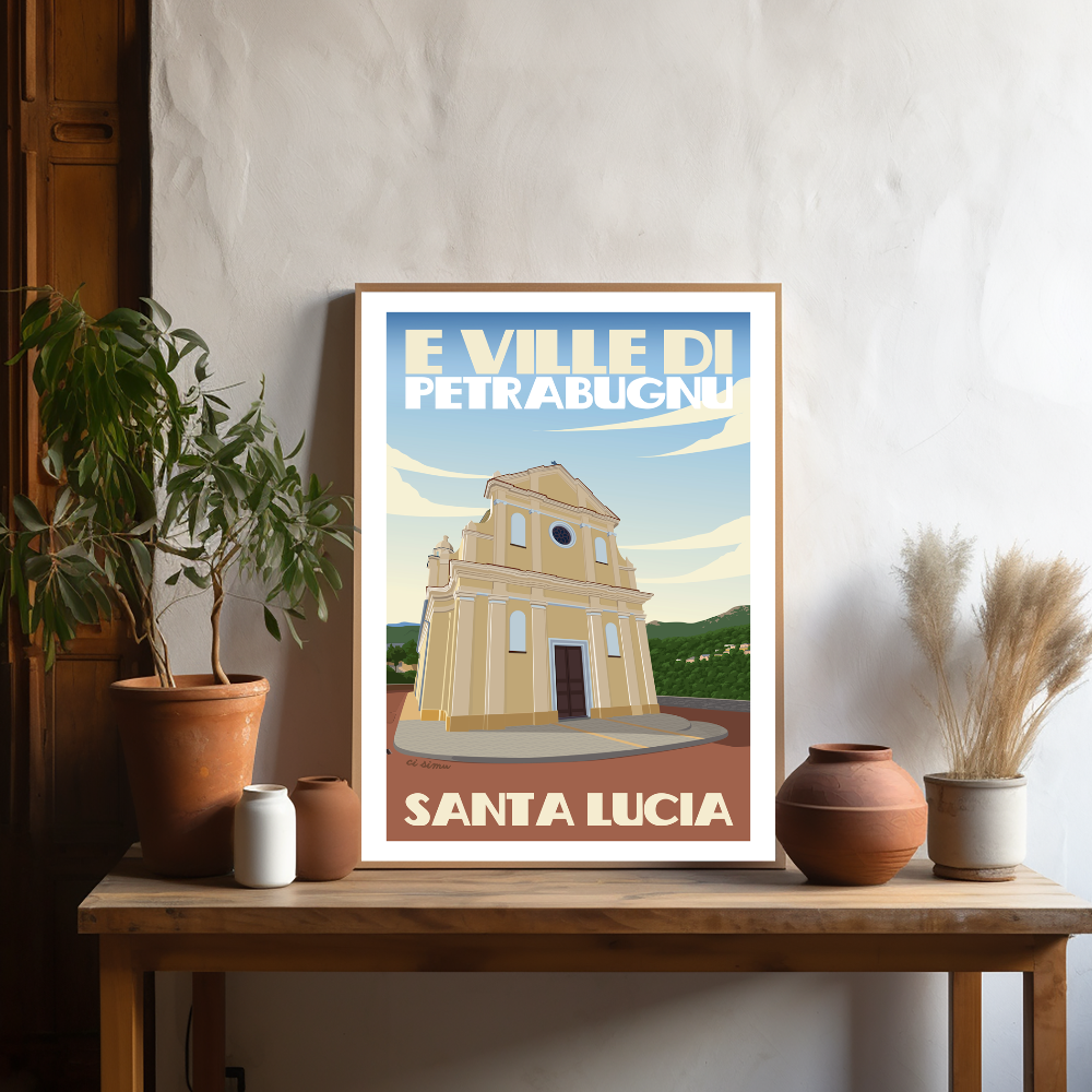 affiche de ville di pietrabugno à Bastia en Corse