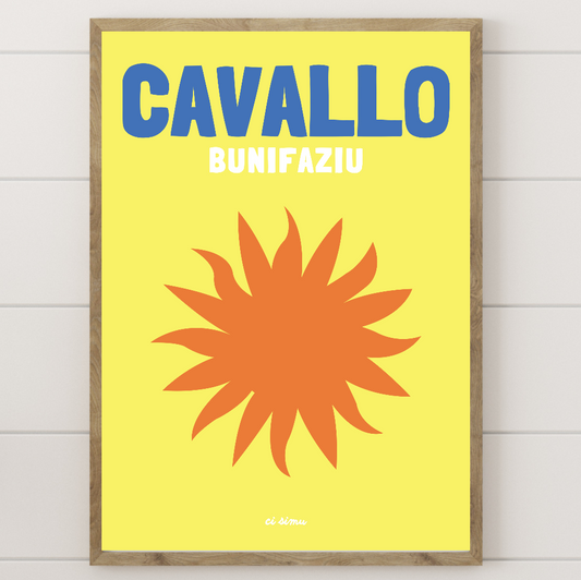 Affiche Cavallo Bonifacio 