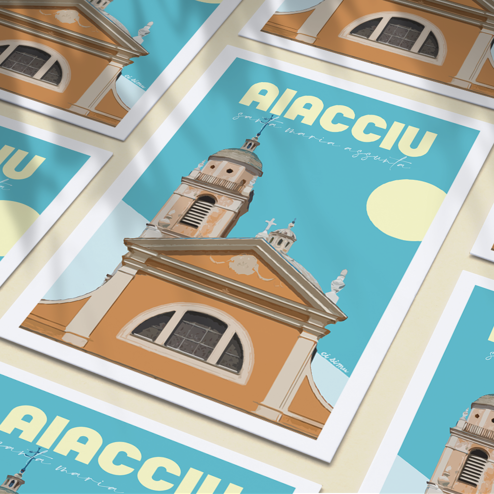 Affiche Corse Ajaccio poster 