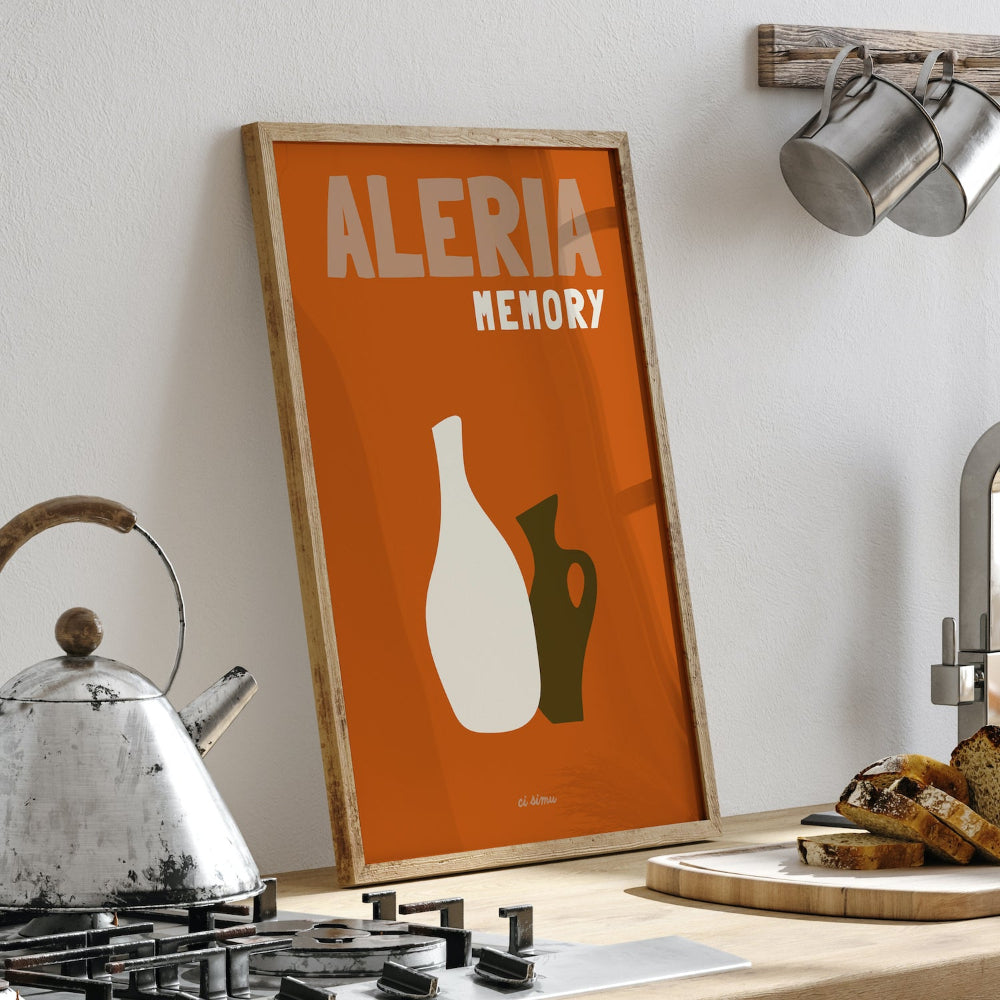 Affiche Aléria moderne 