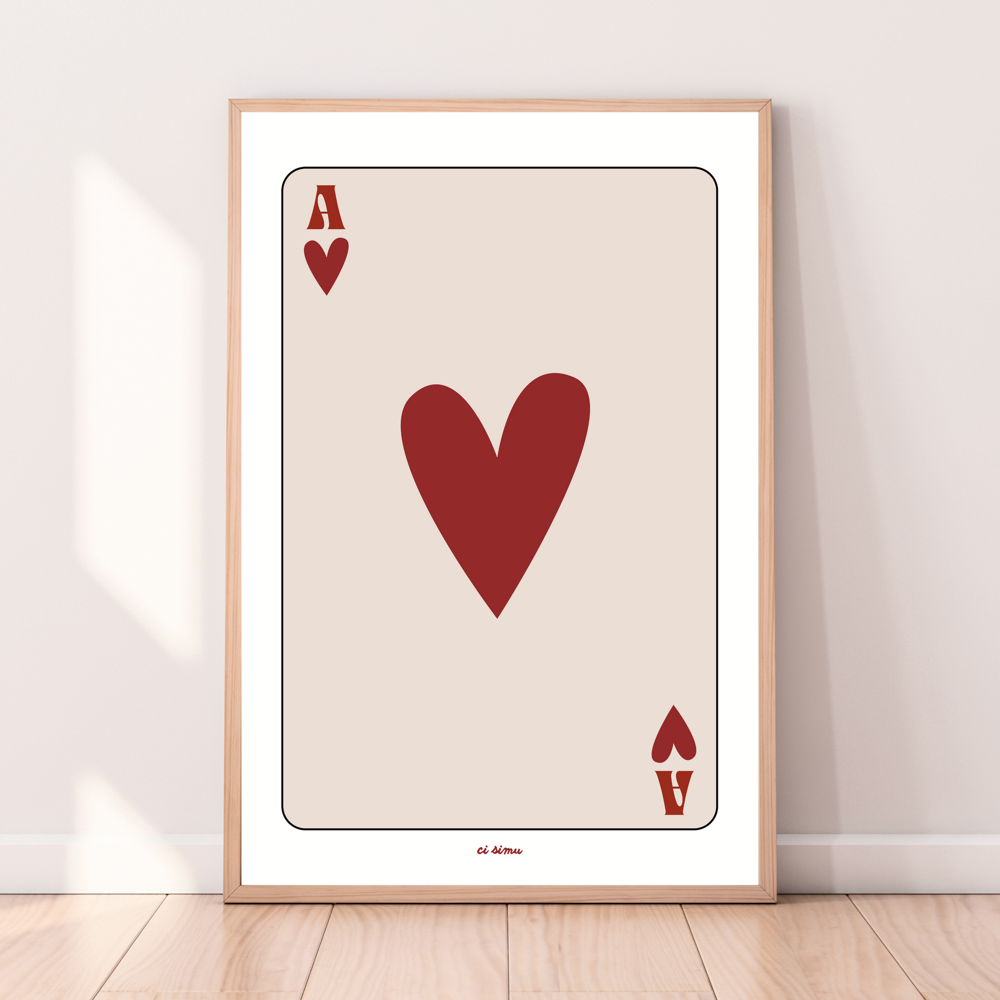 poster as de coeur