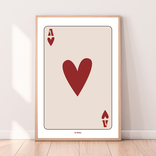 poster as de coeur