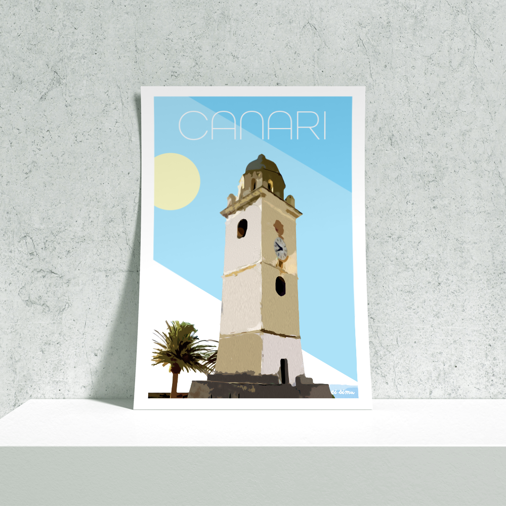 poster du cap corse canari village 