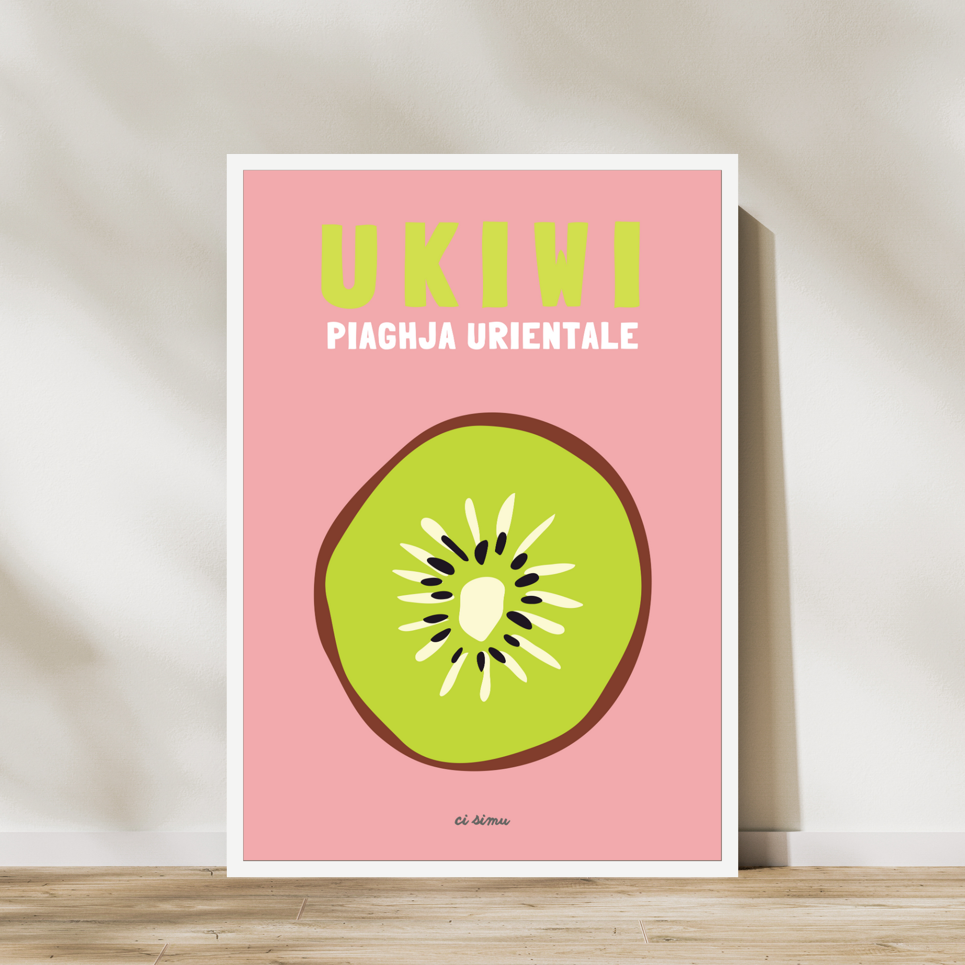 poster fruit corse kiwi
