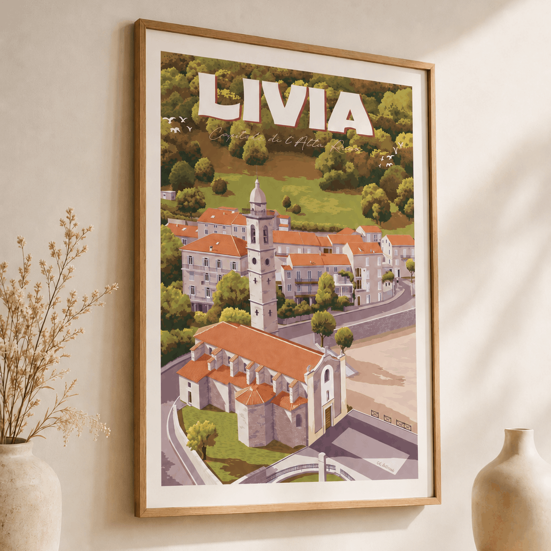 Affiche corse de Levie Alta Rocca