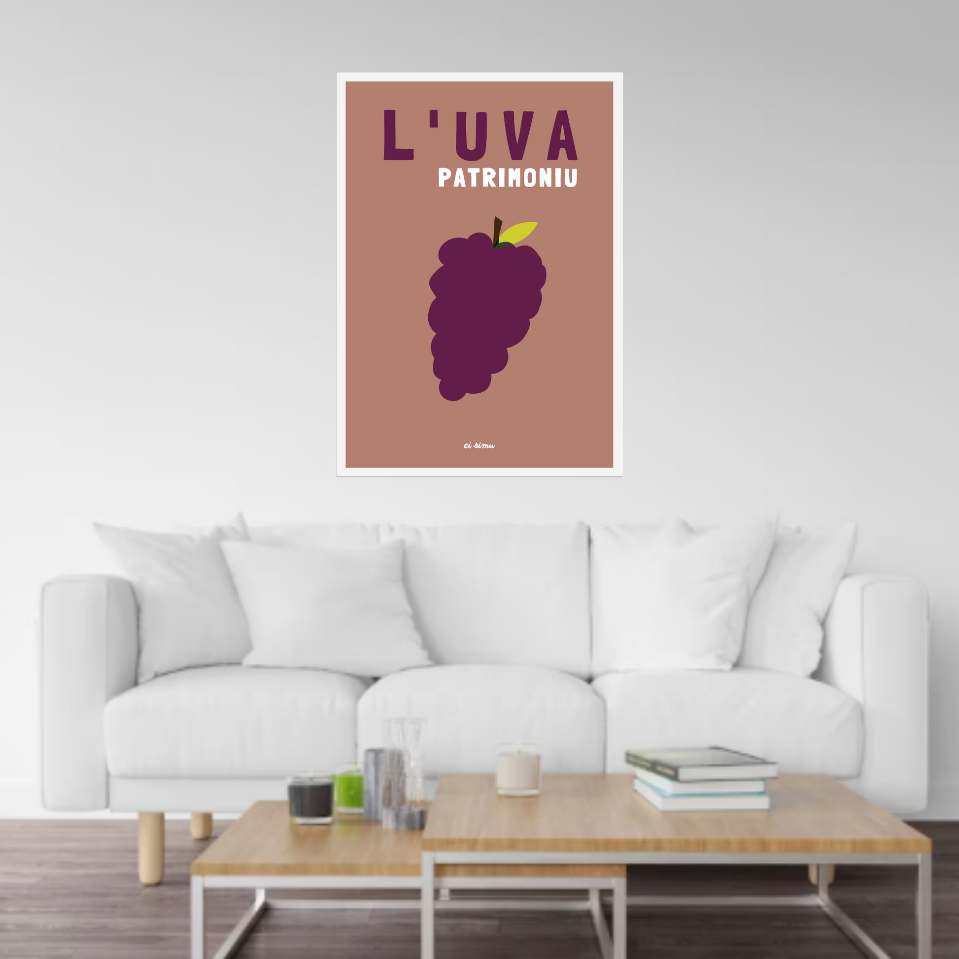 poster vin corse de patrimonio