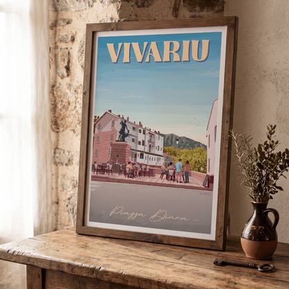 Affiche Vivariu Corse Piazza Diana