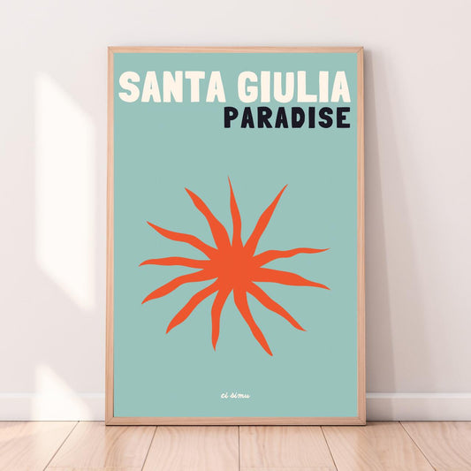 Affiche de Santa Giulia Corse
