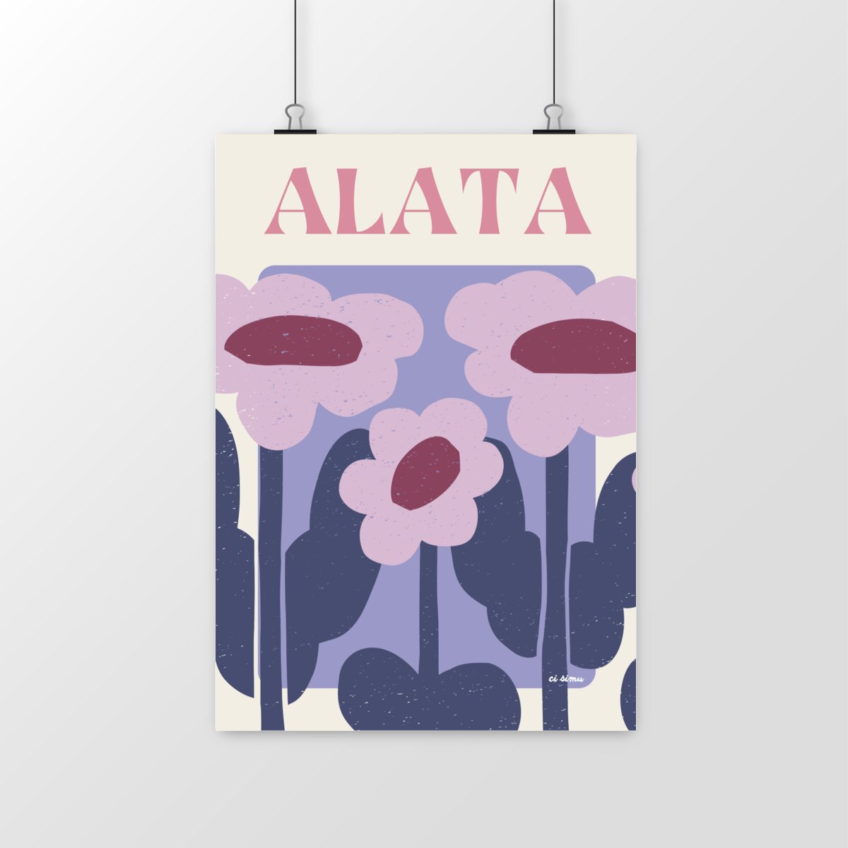 ALATA Poster Corsica décoration
