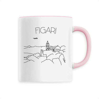 Mug de Figari rose