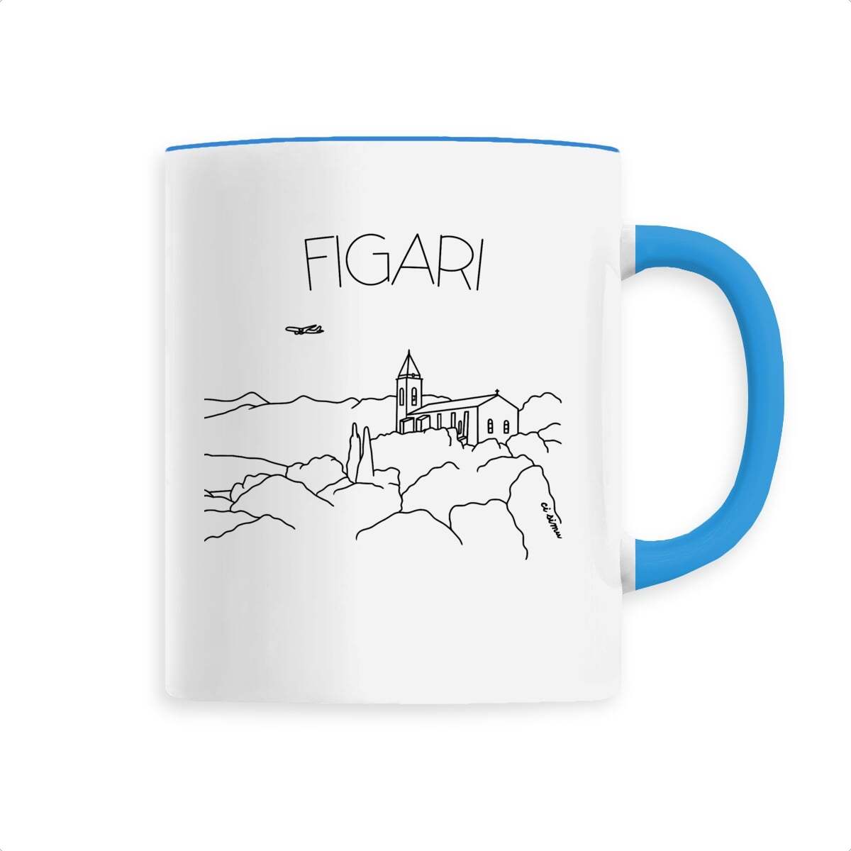 Mug de Figari bleu