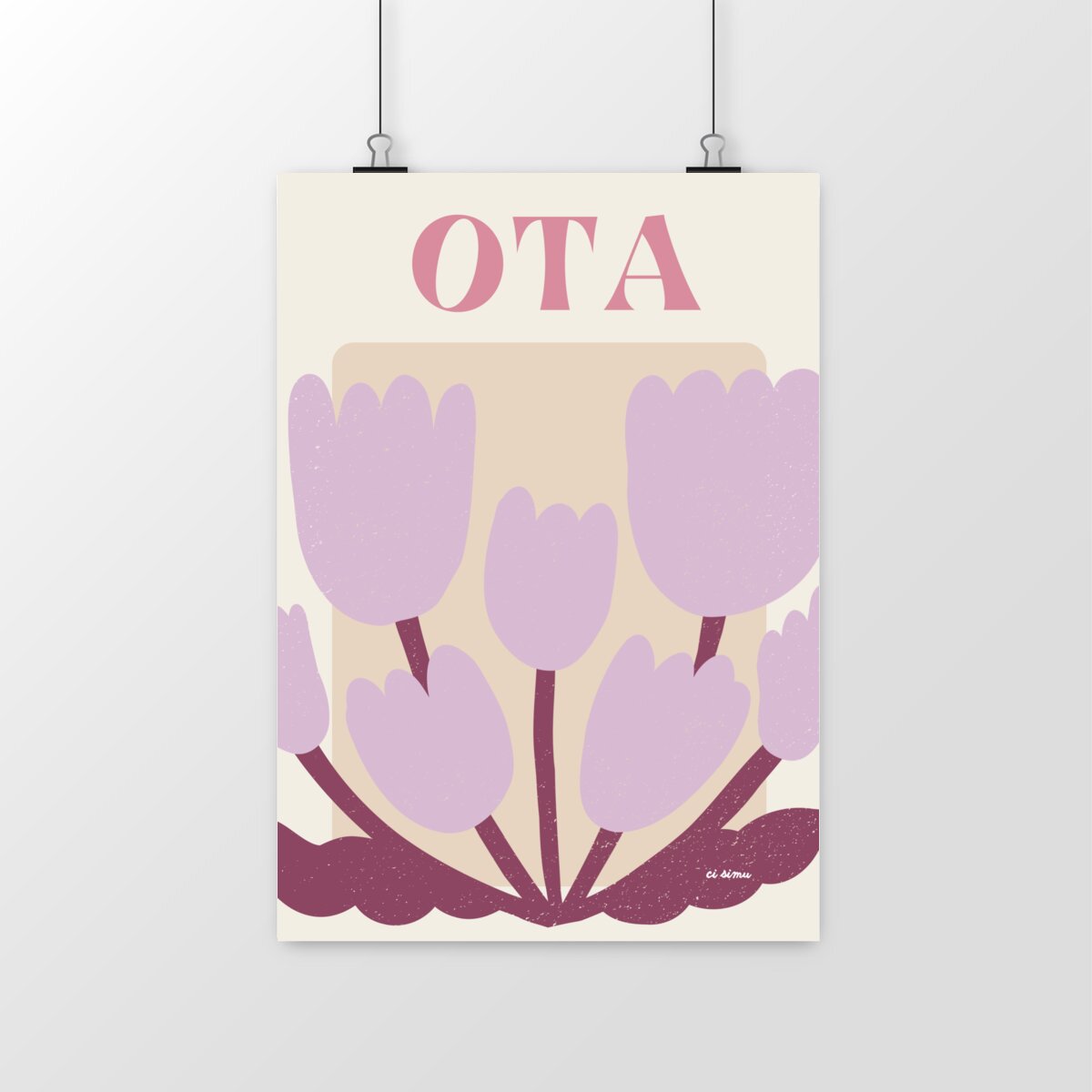 OTA affiche corse décorative