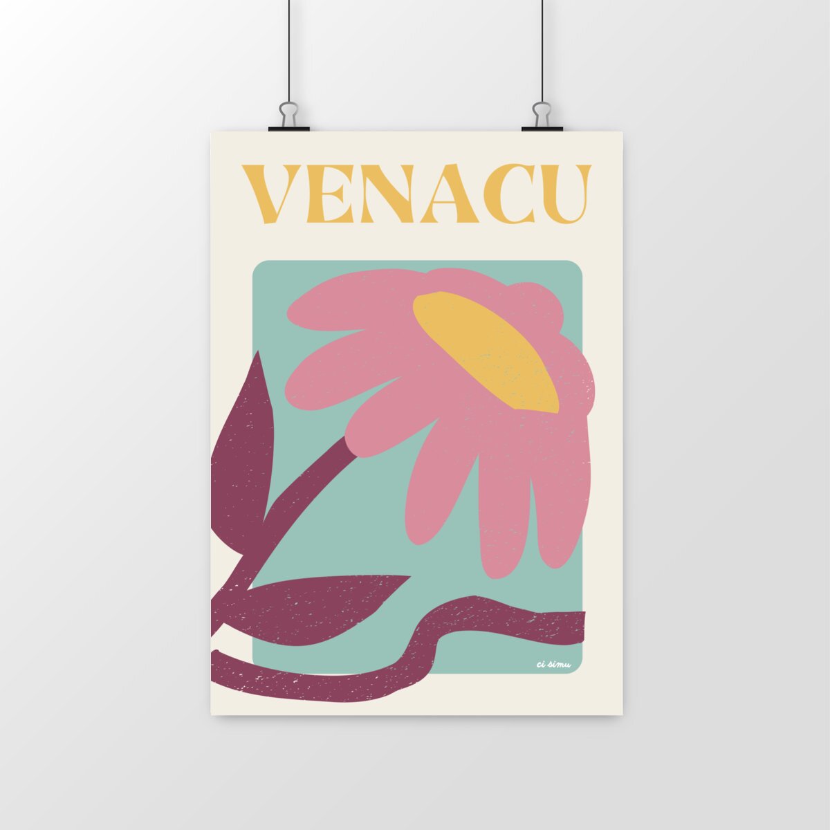 VENACU affiche déco corse