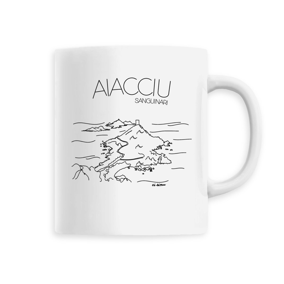 Mug des Sanguinaires blanc