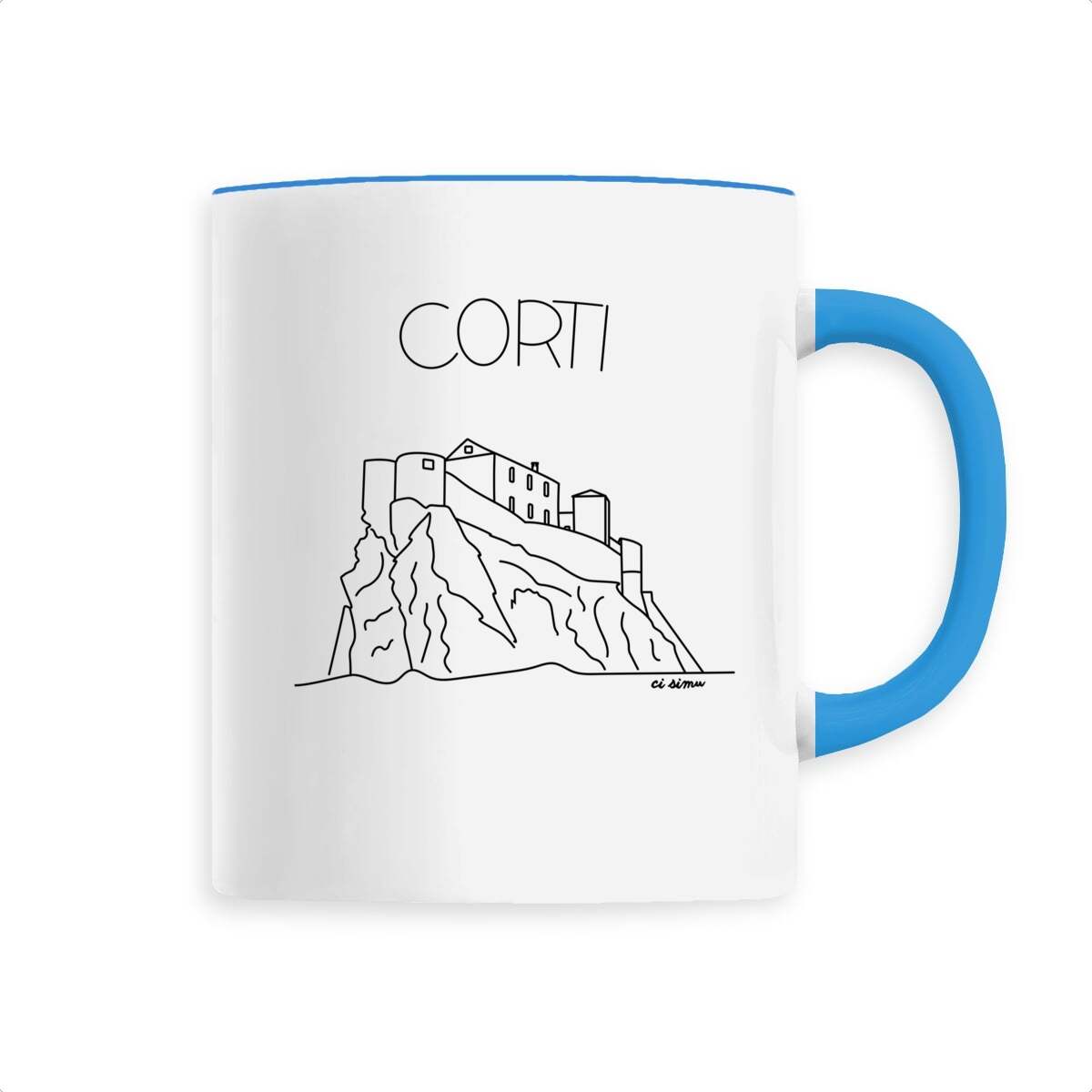 Mug de Corte cadeau souvenir de corse