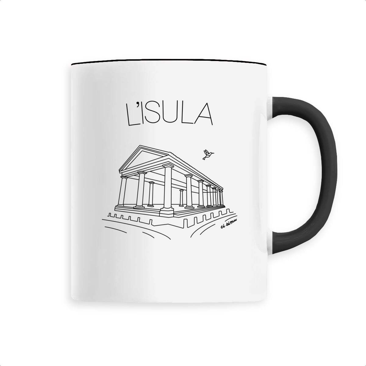 Mug d'Île Rousse noir